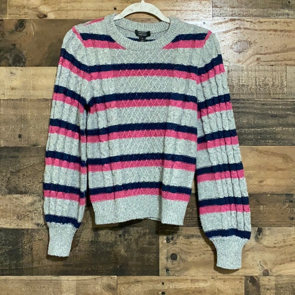 Halogen X Atlantic-Pacific Cable Knit Sweater - Picture 2 of 13